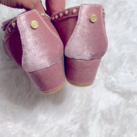 Sam Edelman Evelyn Kammie velvet pearl block heel - Picture 4 of 6